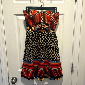 Adorable strapless cocktail dress
